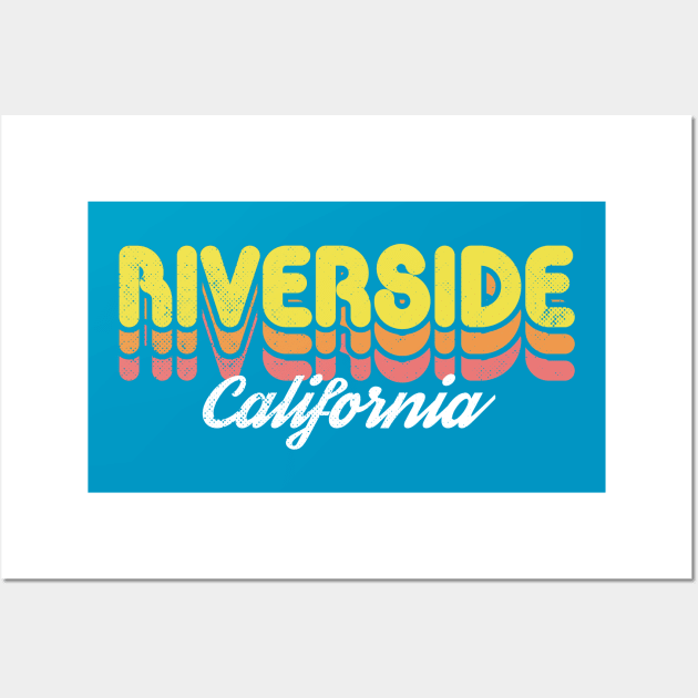 Retro Riverside California Wall Art by rojakdesigns